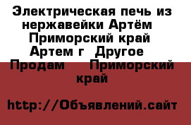 Электрическая печь из нержавейки Артём - Приморский край, Артем г. Другое » Продам   . Приморский край